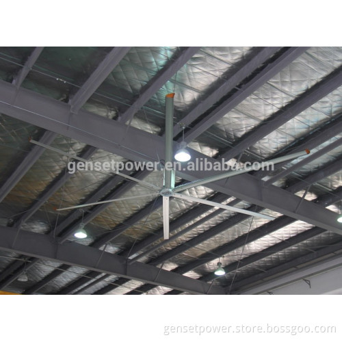 20ft large Ceiling HVLS Industrial Fans with remote control